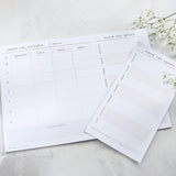 Meal + Shopping Planner Pad