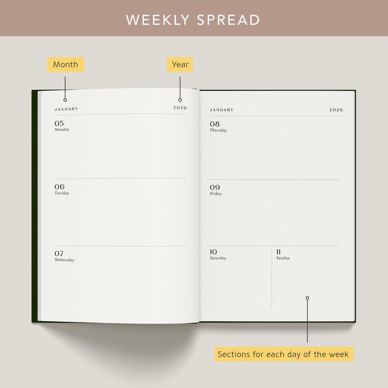 2026 Diary (160 Pages)