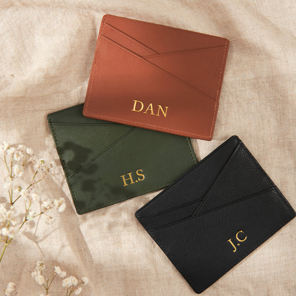 Leather Card Holder Case