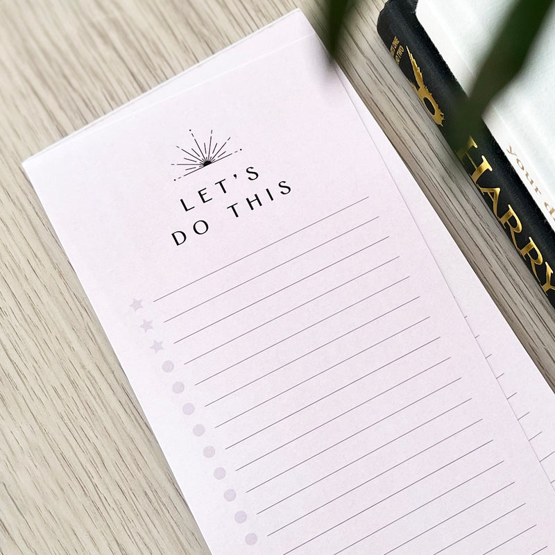 Let's Do This - To Do List Pad