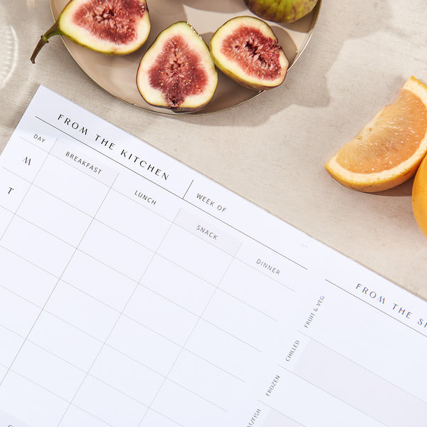 Meal + Shopping Planner Pad